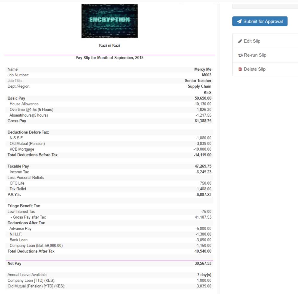 Understanding the Kenyan PAYE calculator