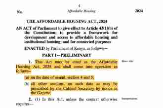 effective date for affordable housing act